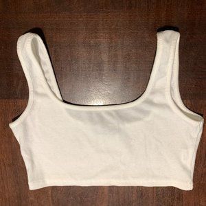 White Crop Top - XS